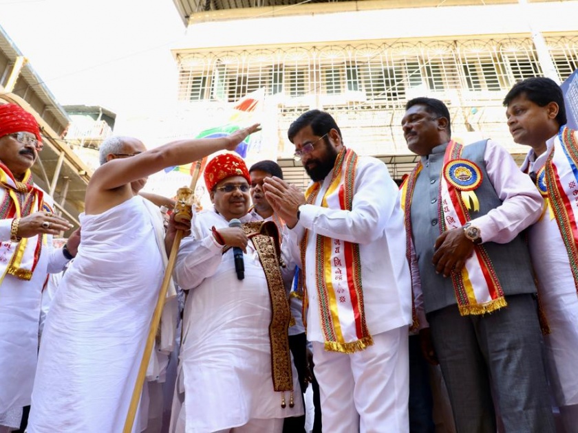 The coalition government made it possible to celebrate Mahavir Jayanti without restrictions - Eknath Shinde | युती सरकारमुळे निर्बंधमुक्त महावीर जयंती साजरी करणे शक्य झाले -  एकनाथ शिंदे 