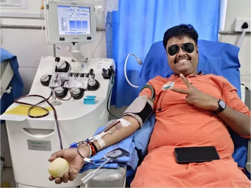 world blood donor day saurabh maurya donated blood 165 times at 35 age pm narendra modi praised | कडक सॅल्यूट! वय 35 वर्षे पण 165 वेळा केलंय रक्तदान; मोदींकडून झालं कौतुक, म्हणाला...