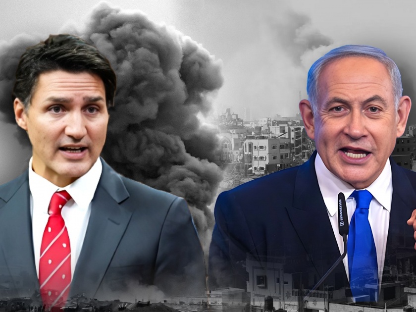 benjamin netanyahu slams canadian pm justin trudeau for saying israel must stop killing of women | "आम्हाला नाही, हमासला शिकवा..."; गाझावरून जस्टिन ट्रुडोंना नेतन्याहूंनी खडसावलं