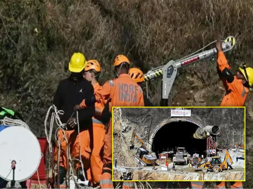 uttarkashi tunnel collapse 40 ambulances as masks and stretchers silkyara rescue operation final stages | आशेचा किरण! 40 रुग्णवाहिका, गॅस मास्क, डॉक्टर्स, हेलिकॉप्टर; बचाव मोहीम अंतिम टप्प्यात