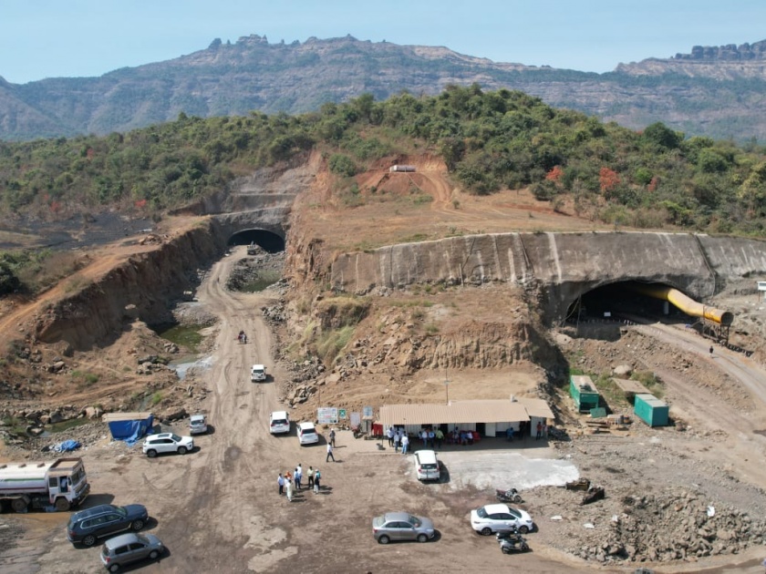 50 percent completion of tunnel between Badlapur - Panvel in Vadodara JNPT Highway | बडोदरा जेएनपीटी महामार्गातील बदलापूर - पनवेल दरम्यानच्या बोगद्याचे काम 50 टक्के पूर्ण