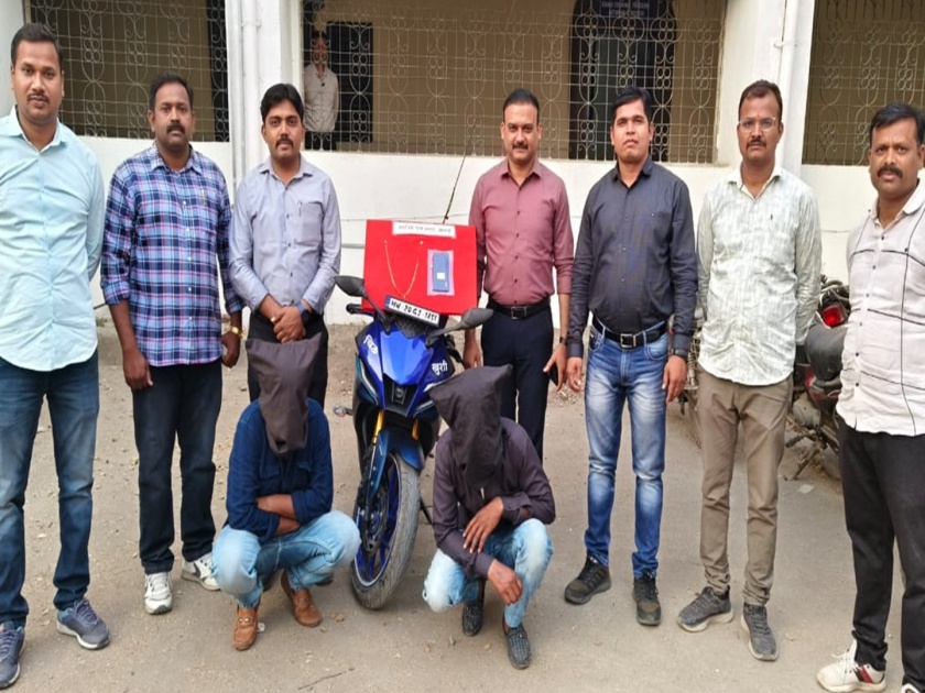Two chain snatchers jailed while coming from Chhatrapati Sambhajinagar | छत्रपती संभाजीनगरमधून येऊन जालन्यात चेन स्नॅचिंग करणारे दोघे जेरबंद