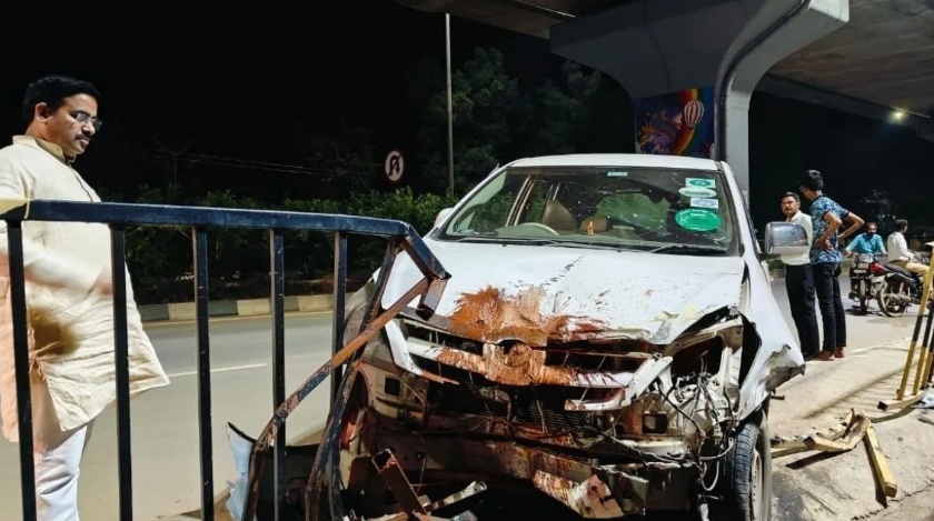 Ex-minister Parinay Phuke's convoy vehicle met with an accident | माजी मंत्री परिणय फुके यांच्या ताफ्यातील वाहनाला अपघात 