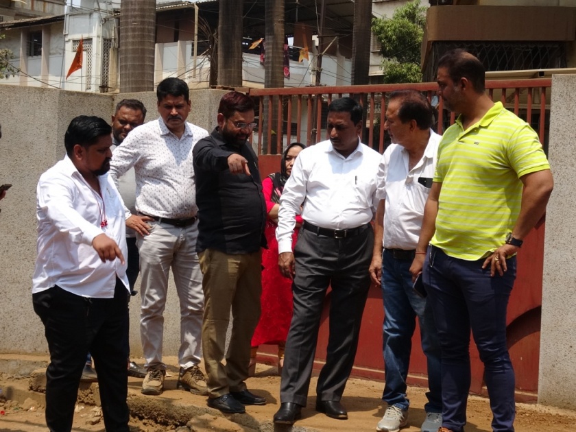 The commissioner inspected the works to be done before monsoon in ulhasnagar | उल्हासनगरमध्ये पावसाळ्यापूर्वी होणाऱ्या कामांची आयुक्तांनी केली पाहणी