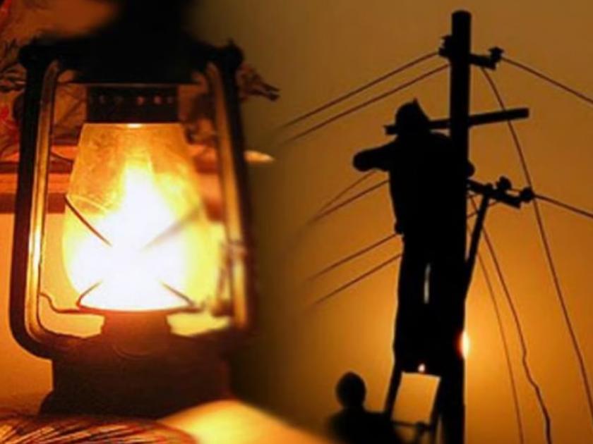 Power outage in rural areas, heavy loss of vegetable crops | ग्रामीण भागात वीजपुरवठा खंडित, भाजीपाला पिकांचे मोठे नुकसान