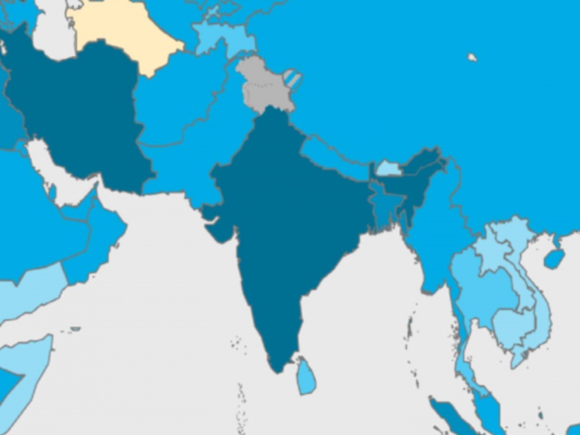 world health organisation map segregated jammu kashmir and ladakh from india | संतापजनक! WHO च्या नकाशात जम्मू-काश्मीर, लडाख भारतापासून वेगळे; चीनकडे रोख