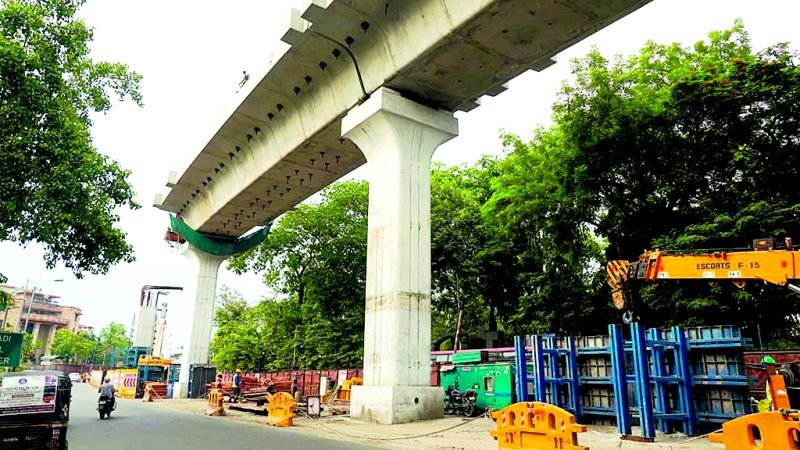 Mahametro: Viaduct work in Rich-2 at 55 percent | महामेट्रो : रिच-२ मध्ये व्हायाडक्टचे काम ५५ टक्के