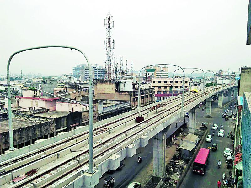 Nagpur Mahametro: 79% of Viaduct work completed on Rich-4 | नागपूर महामेट्रो : रिच-४ वर व्हायाडक्टचे ७९ टक्के काम पूर्ण 