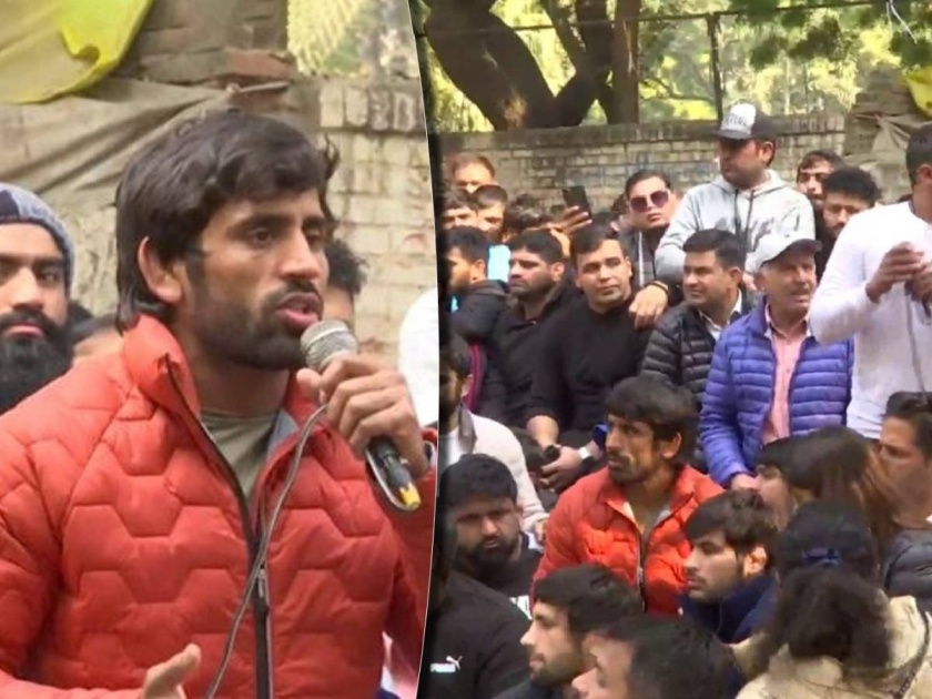 Wrestler Bajrang Punia said if we can fight for country then we can also fight for rights  | Wrestlers Stage Protest: जर आम्ही देशासाठी लढू शकतो तर आमच्या हक्कांसाठी देखील लढू शकतो - कुस्तीपटू बजरंग पुनिया