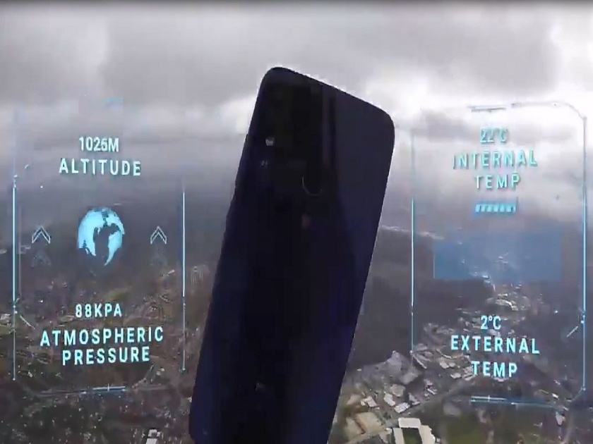 redmi note 7 launched in space watch video | Video : आश्चर्य...रेडमीचा हा फोन अंतराळात नेला, पृथ्वीचे फोटोही काढले; खाली पडला तेव्हा...