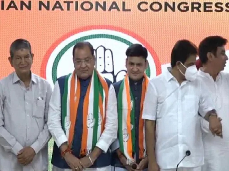 Uttarakhand news in marathi, Uttarakhand Cabinet Minister Yashpal Arya joins Congress | भाजपला मोठा धक्का, उत्तराखंडचे कॅबिनेट मंत्री यशपाल आर्य यांचा काँग्रेसमध्ये प्रवेश