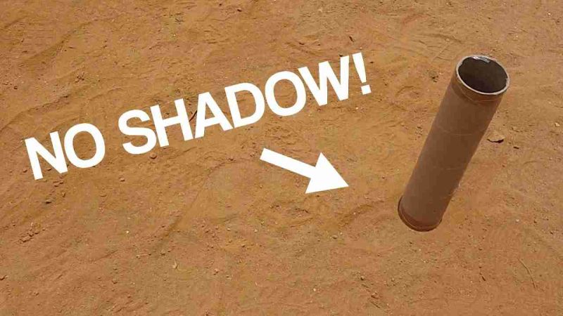 Shadow will leave this afternoon! | Zero Shadow Day : आज दुपारी सावली साथ सोडणार!