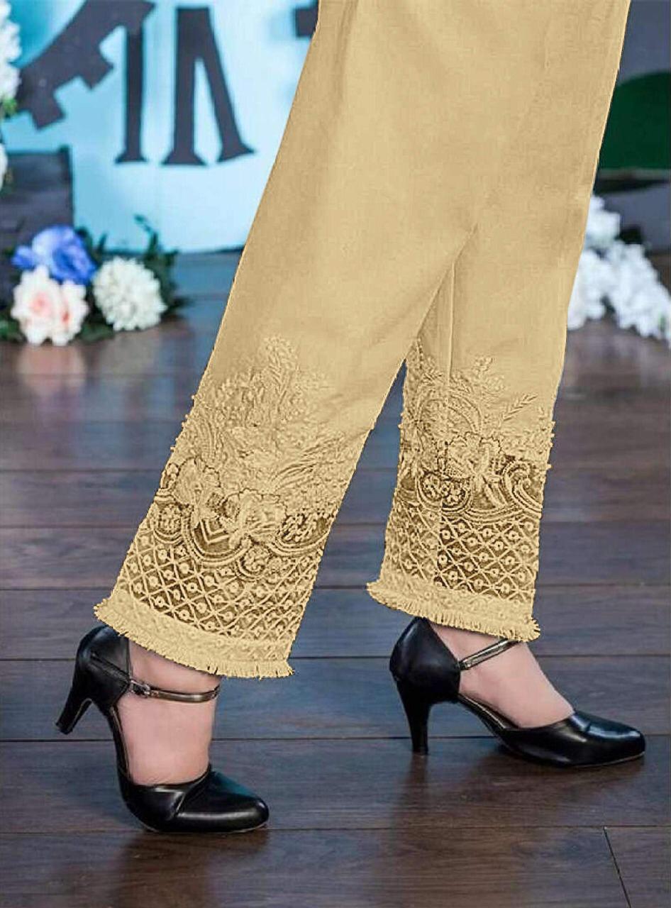 Buy Yellow Cotton Pants | #CyanA81/CYIN2 | The loom