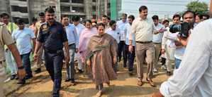 Haryana Health Minister inspects progress work of under-construction ...