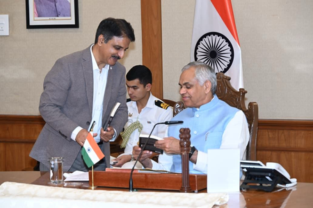 Gujarat Governor releases book on ghosts of hills