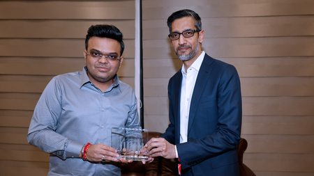 T20 WC: Google CEO Pichai attends India-South Africa clash in Ahmedabad