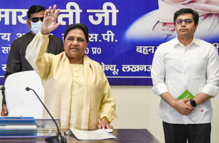 Mayawati signals Akash Anand's possible return if father