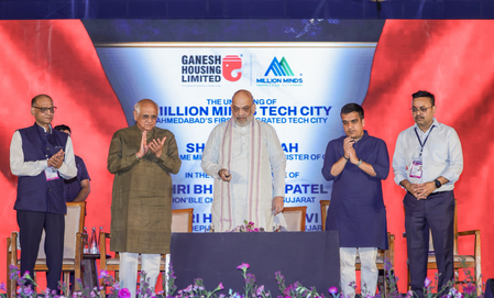 HM Shah inaugurates Million Minds Tech Park, Real Estate management institute in Ahmedabad