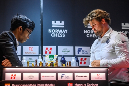 Norway Chess: Praggnanandhaa beats world No.1 Carlsen in rollercoaster round 3