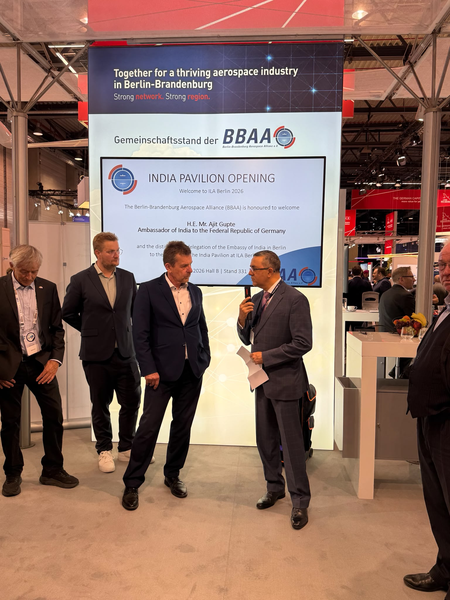 Ambassador inaugurates India Pavilion at ILA Airshow in Berlin