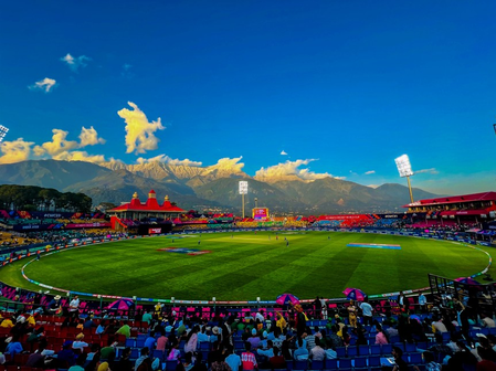 Cricket, spirituality come together ahead of ODI in Dharamsala!