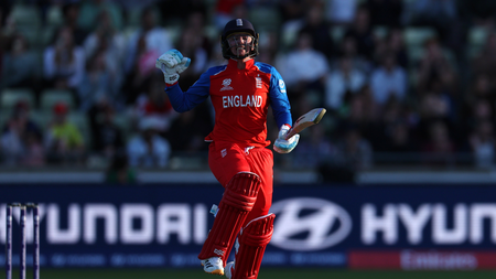 Hodge's whirlwind ton helps England post highest total ever
