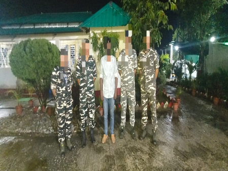 B'deshi national apprehended by SSB near Indo