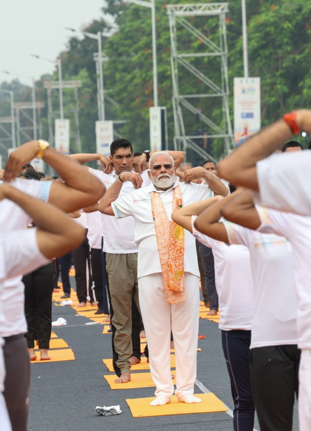 'People from all walks of life participated': PM Modi on Yoga Day event in Kolkata