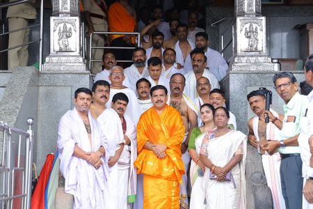 'I have no connection with CM Shivakumar': K'taka BJP chief on cross