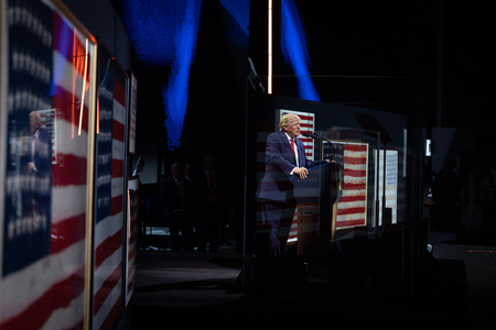 Trump vows America will 'never' embrace communism