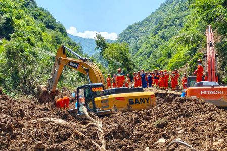 China: Eight dead, 34 missing after mountain collapse hits Chongqing