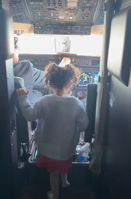 Priyanka Chopra Jonas gives a peek of daughter Malti exploring airplane cockpit