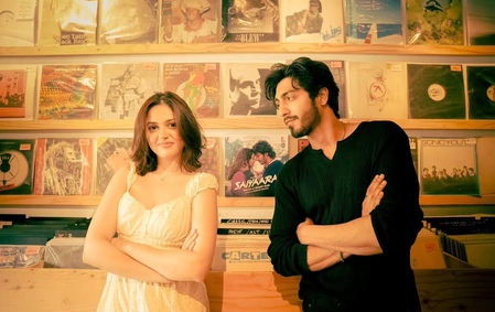 Ahaan Panday, Aneet Padda launch Collector's Edition Vinyl LP at Wembley Stadium celebrating ‘Saiyaara’ music