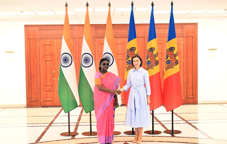 Relations with India rooted in shared values of freedom, dignity: Moldova's President