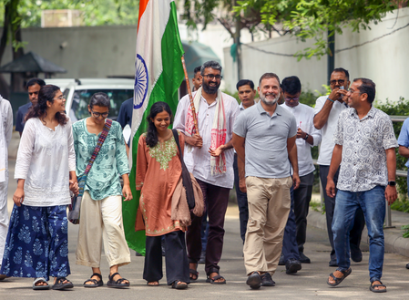 BJP, Cong spar over Rahul's demand for accountability in police action on protesting students