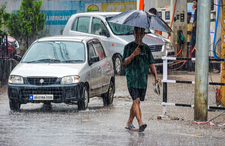 normal monsoon rainfall in June