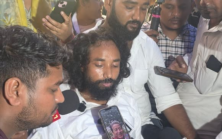 Jharkhand student leader on hunger strike takes water after Sonam Wangchuk's appeal, to continue stir