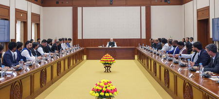 World must now be searching for Indian startups: PM Modi to Space Startup CEOs