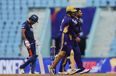 run DLS win for Lucknow Falcons over Kashi Rudras