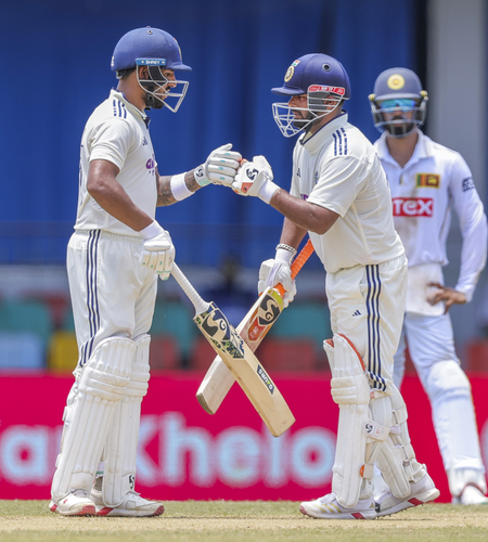 2nd Test: Pant, Jurel smash rollicking fifties, propel India to 419/6 against Sri Lanka