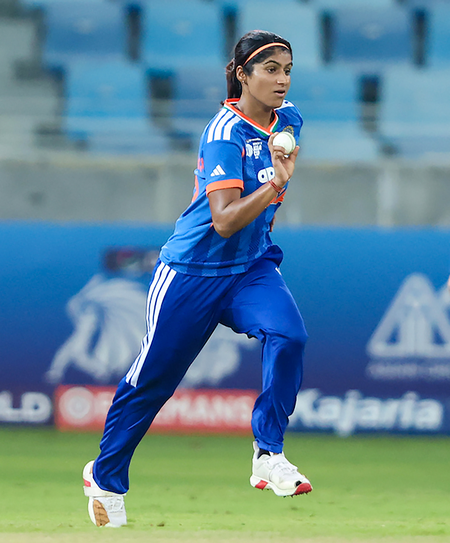 Women's Asia Cup Final: BCCI Secy Saikia, VP Shukla present Nandni with fielding medal