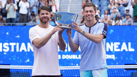 US Open: Harrison/Skupski win men's doubles title