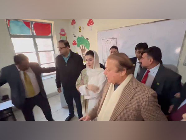 Pakistan Elections Nawaz Sharif Casts Vote At Polling Station In