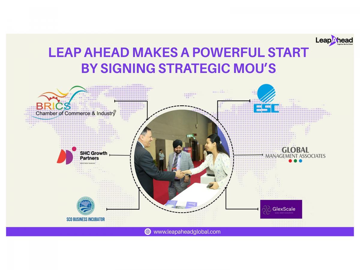 Leap Ahead Kicks Off Strong with Strategic MOUs Across 7+ Countries, Featuring BRICS and Key Partners Leap Ahead Kicks Off Strong with Strategic MOUs Across 7+ Countries, Featuring BRICS and Key Partners
