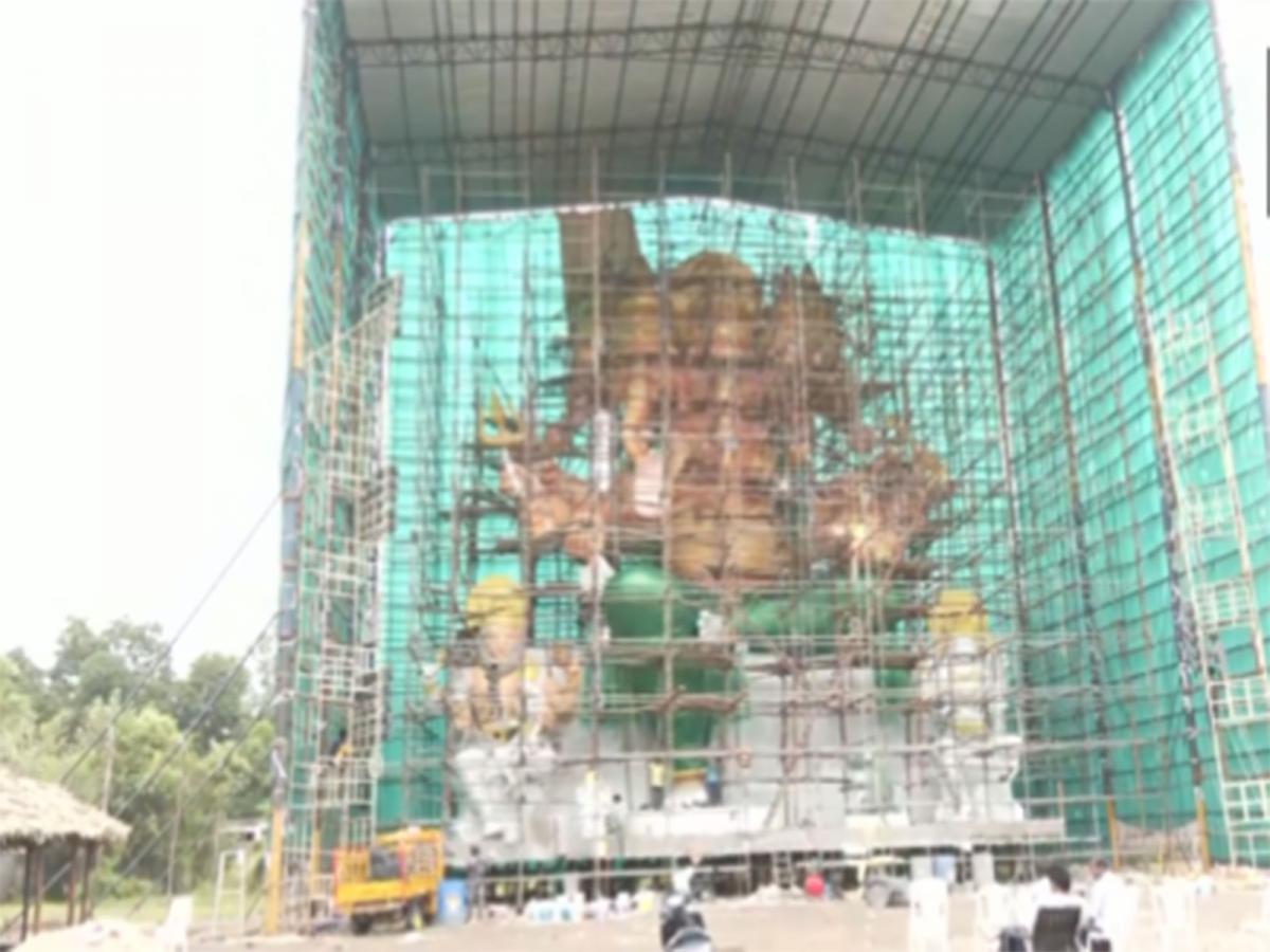 Vijayawada To Get 72 foot Eco friendly Lord Ganesha Idol For Ganapathi Vijayawada To Get 72 foot Eco friendly Lord Ganesha Idol For Ganapathi