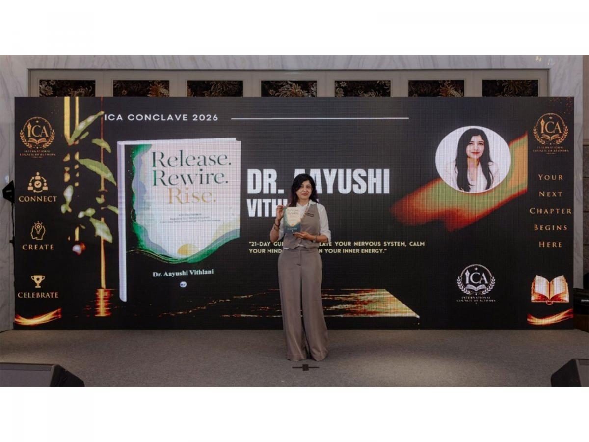 Dr. Aayushi Vithlani Launched The Book Release, Rewire, Rise at ICA ...