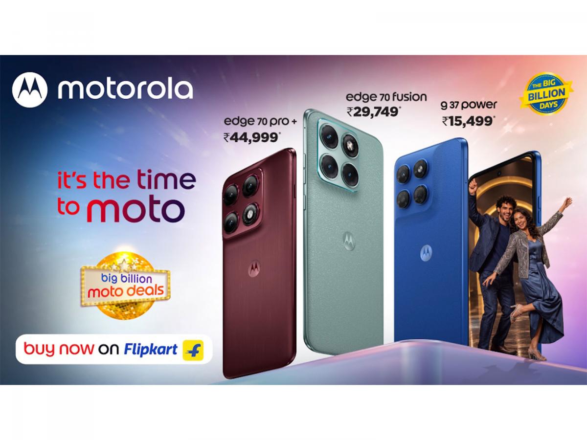 Wave Offering Motorola Announces 'Big Billion Moto Deals' Wave 2 on Flipkart, Lowest ...