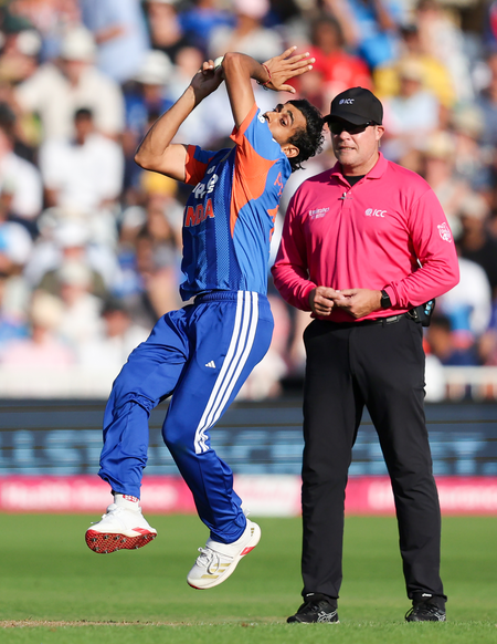 3rd T20I: Prince, Harshit claim two each as Salt's fifty helps England post 201/7