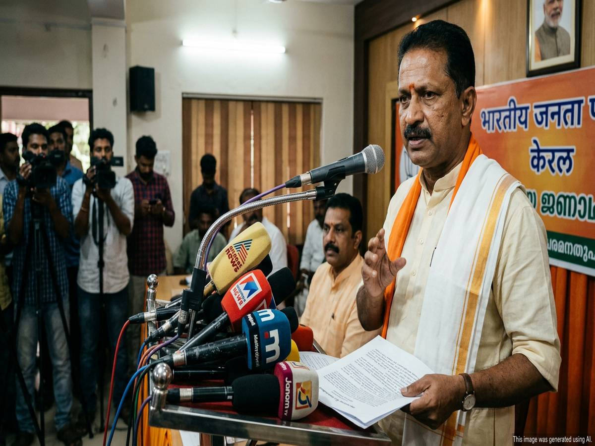BJP Accuses CM Satheesan of 'Special Treatment' for Rehan Vadra Photo ...