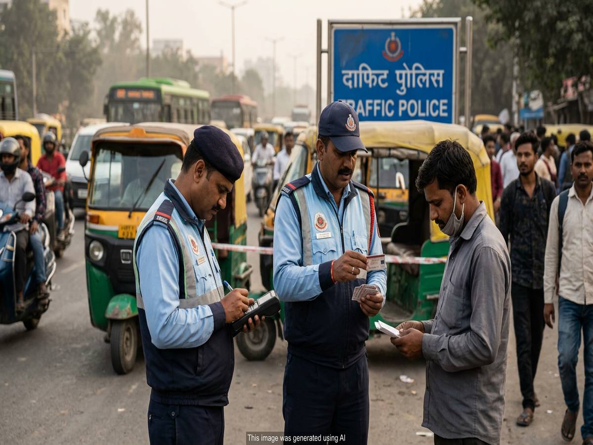 Intennsifies Delhi Traffic Police Suspends 10 Driving Licenses, Intensifies Drive ...